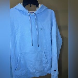 Light blue champion hoodie